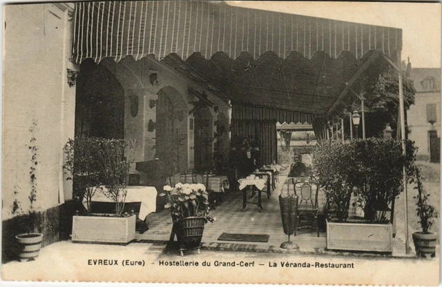 CPA ÉVREUX - Hostellerie du Grand Cerf La Veranda Restaurant (129082)