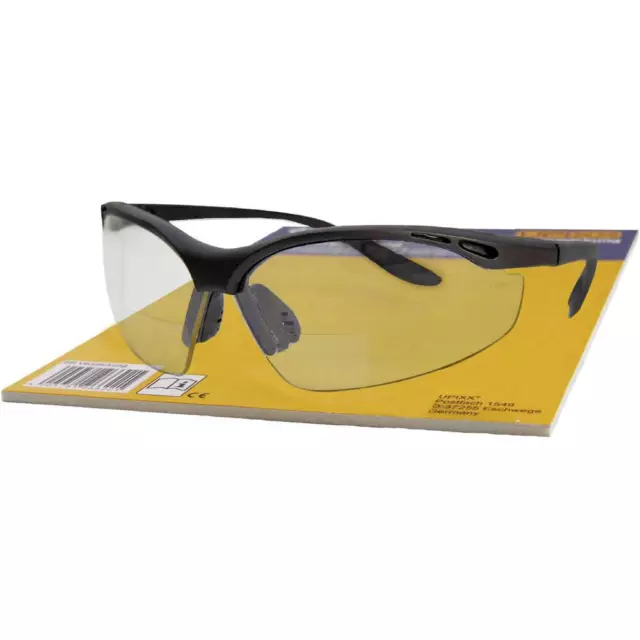 L+D Upixx LETTURA Bifocal 26702SB-1.5 Lunettes de protection noir EN 166 DIN