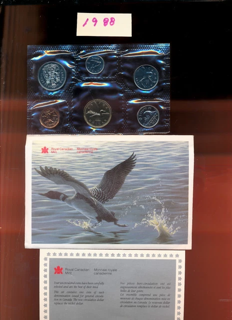 Canada - Prooflike Uncirculated Set - 1988 Mint Sealed
