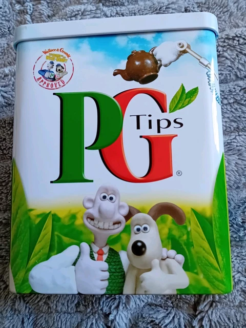 PG TIPS WALLACE And Gromit Limited Edition Tea Caddy +Original Box Of ...