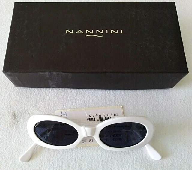 NANNINI OCCHIALI DA Sole Donna Ragazza Casual Montatura Bianca