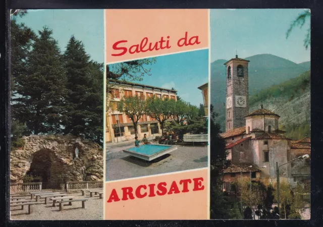 Cartolina Saluti da Arcisate VEDUTINE CA417