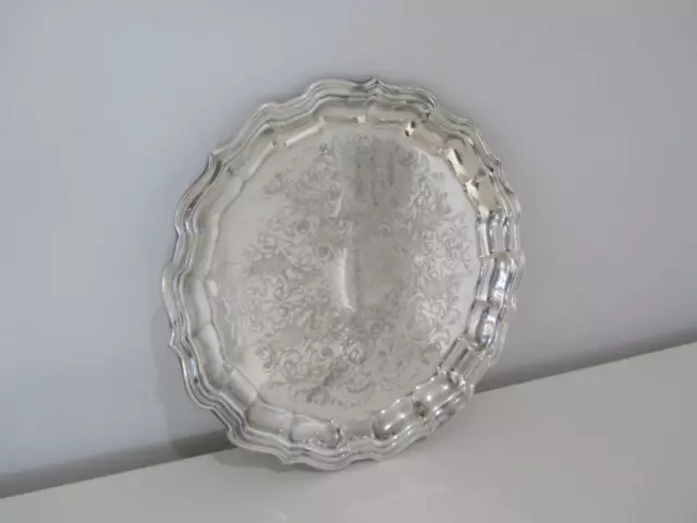 Vintage Ranleigh SERVING TRAY Silver Plated EO