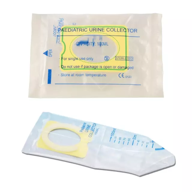 28685 Sacca Urine Pediatrica, Sterili, 100 Ml Capacità, 100 Pezzi