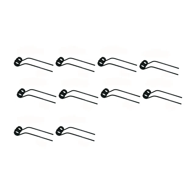 10 pack Hay tedder tine tooth fluffer teeth to fit Fahr KH40 black 96FT1