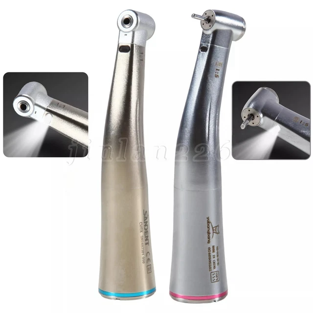 Fibre Optique Dentaire LED 1:5 Contre Angle Increasing Pièce à Main Fit - Foto 8