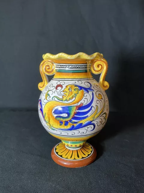 Vintage Italian Raffaellesco Small Vase