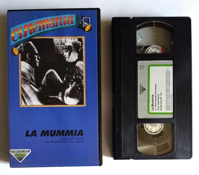 VHS DIE MUMIE Horrorfilm Boris Karloff Zita Johann Fonit Videokassette ...