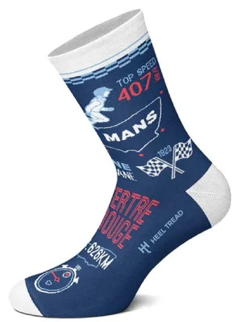 SOCKS Heel Tread Cotton Stitchless Motorsports Gift Men NEW 7½-11½ UK Le Mans
