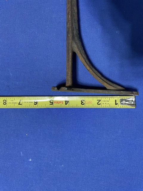 2 Antique Tack Harness Hooks Horse Barn Find Rustic IRON Vintage 5