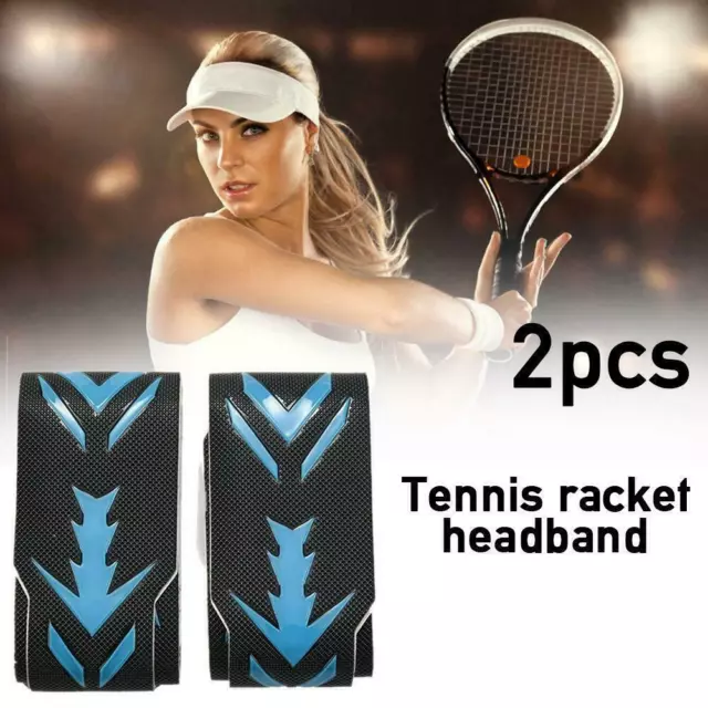 2X Tennis Paddle Head Tape For Beach Tennis Racket Tape Protection U7O4