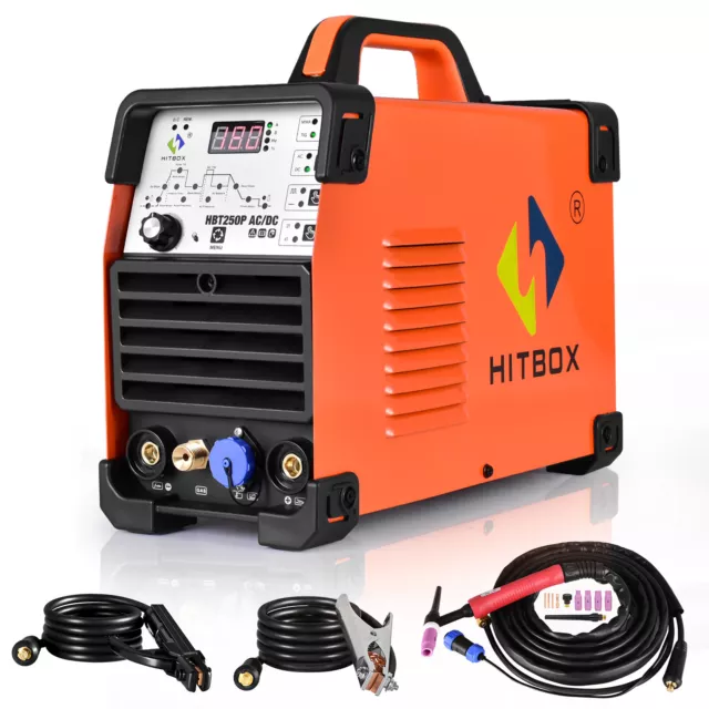 200A Pulse Tig AC DC Stick ARC HF TIG Welder 220V IGBT TIG Welding Machine