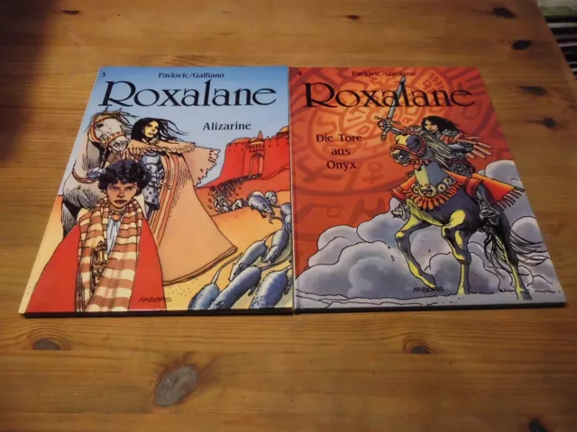 Roxalane Band 3 + 4  Hc Arboris  Pavlovic  Galliano Gute Erhaltung 1. Auflage