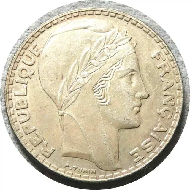elf France 20 Francs 1933  Silver