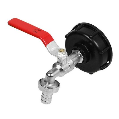 IBC TOTE TANKVENTIL Ablaufadapter 1/2 Gartenschlauch Wasserhahn