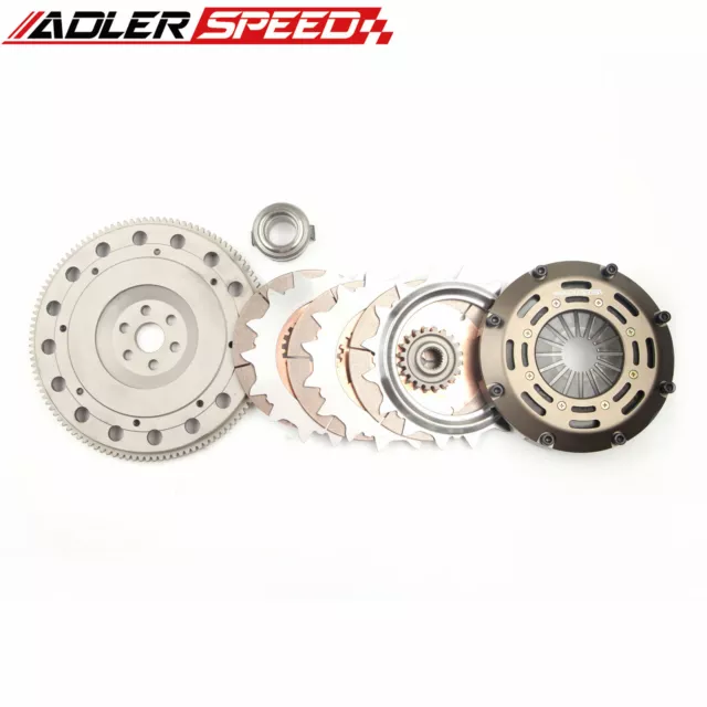 ADLERSPEED Racing Clutch Triple Disc Kit For 90-05 MAZDA MIATA MX-5 1.6L 1.8L