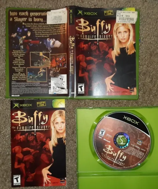 Buffy the Vampire Slayer Microsoft Xbox game 2002 - Complete w case and manual