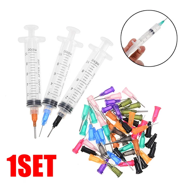10CC Syringe SMT SMD PCB Solder Paste Adhesive Glue Liquid Dispenser +Needles US