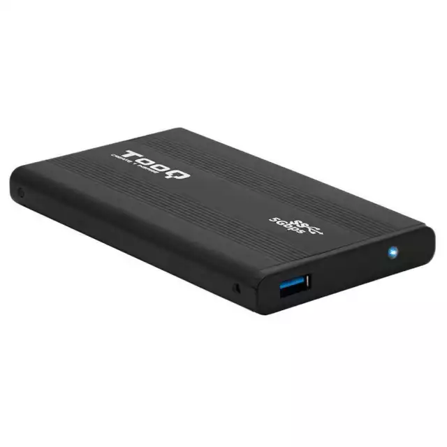 Tooq Carcasa Externa USB para Discos Duros Serial-ATA HDD/SSD de 2.5 TQE-2524B