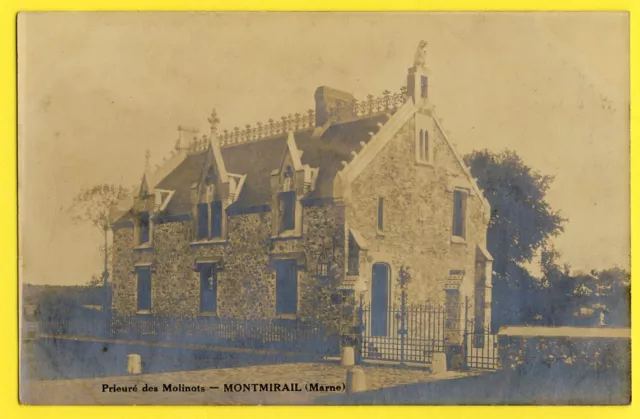 cpa FRANCE Very RARE 51 - MONTMIRAIL (Marne) Monastery PRIORY des MOLINOTS
