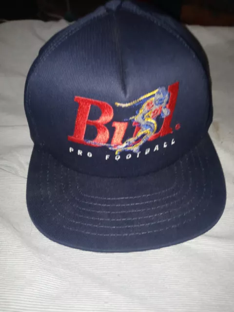 BUD BUDWEISER PRO Football Vintage Snapback Hat Cap Made In Usa New $24 ...