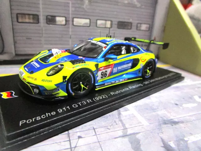 PORSCHE 911 - 992 GT3 R 24h Nürburgring 2023 #96 Rutronik Olsen Cairo Spark 1:43