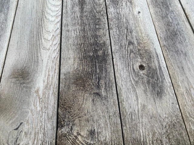 4 - 12" Pieces Weathered Barn Wood Fence Boards Reclaimed Old Board Planks 3/4" 2
