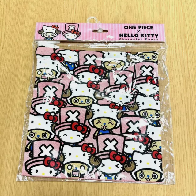 Sanrio x One piece HELLO KITTY Character Pouch Japan