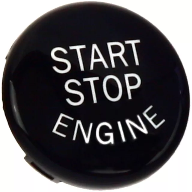 Start Stop Knopf schwarz glanz passend für BMW E90 E60 E70 E71 E83 E84 E87 E89