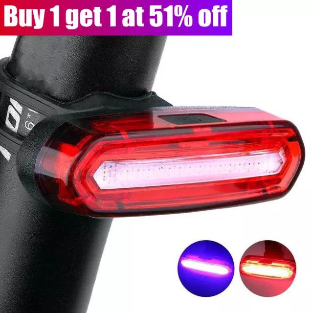 Bicycle Light Rear Light Back Light Waterproof USB Rechargeable LED Bike Lamp