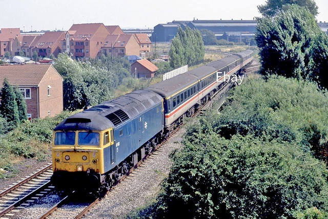 ORIGINAL 35MM COLOUR slide Diesel Class 47 no.47463 Lenton +rights for ...