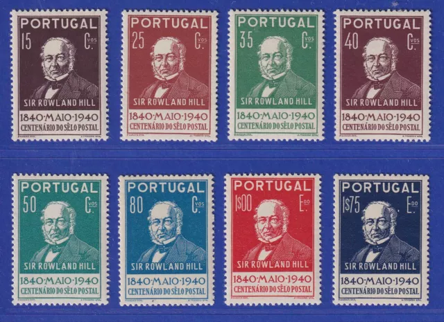 Portugal 1940 100 Jahre Briefmarken Mi.-Nr. 622-629 postfrisch **