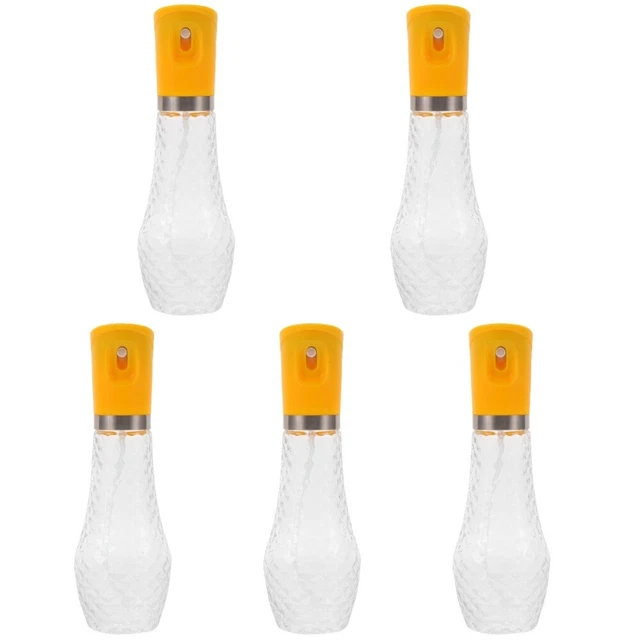 5 piezas prensa de botellas de aceite reutilizable tipo botella de spray de aceite pulverizador de aceite de barbacoa
