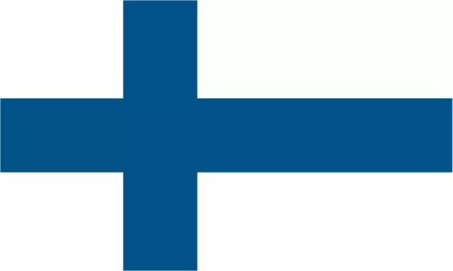 LARGE 5ft X 3ft FINLAND/FINISH FLAG.BRAND NEW