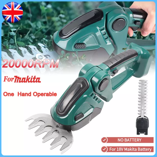 Cordless Hedge Trimmer Grass Shear 18V Garden Handheld Hedge Shrub Cutter Set