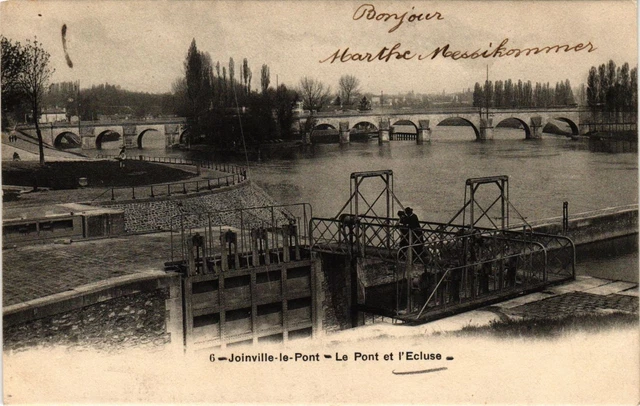 CPA Joinville le Pont - Le Pont et l'Ecluse (274485)