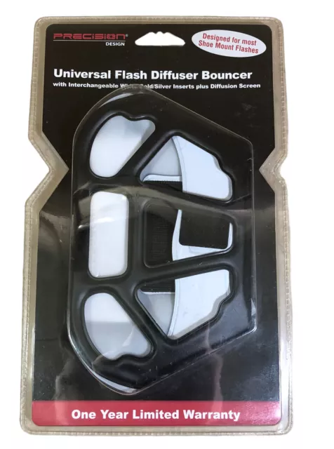 Difusor Flash Universal Bouncer/Plata/Blanco/Oro Pantalla de Fusión