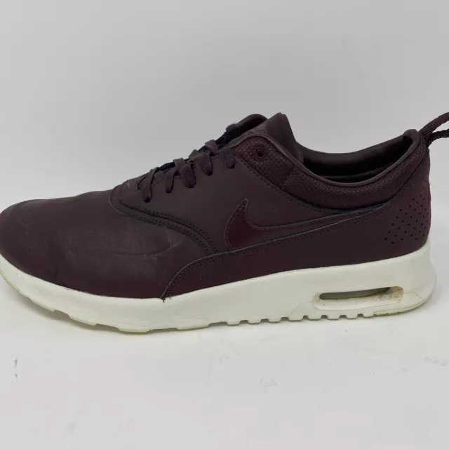 Nike Womens Air Max Thea 616723-200 Maroon Running Shoes Sneakers Sz 9.5 M