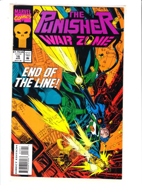 1993 The Punisher War Zone #18 "Marvel Comics" Comic Book