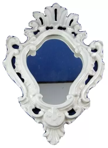 Antigüedad 19thC English Elegante de Cerámica Marco para Mirror/Pintura England