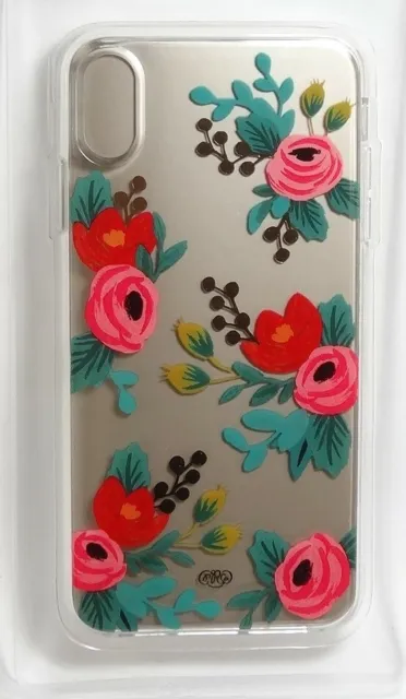 Rifle Paper Flower Case for Apple iPhone XS Max - Red