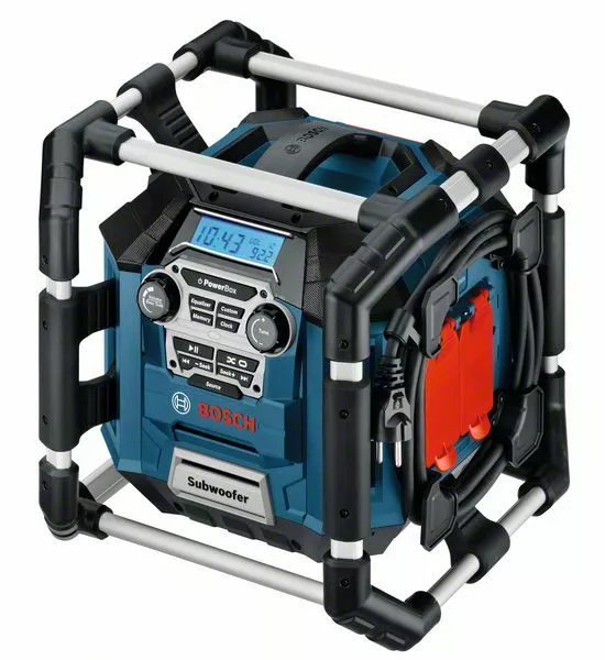 Bosch Akku-Baustrellenradio Gml 20 Professional dans Carton Avec Piles + Aux