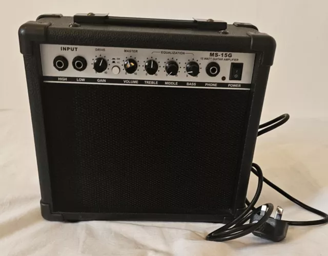 Electric Guitar Amp, great for bands and music groups. Has protective  bag.