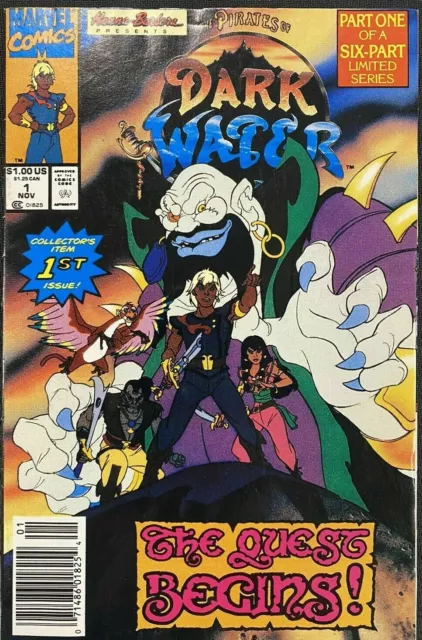 Dark Water #1 Marvel Comics Newsstand November Nov 1991 (VGFN)