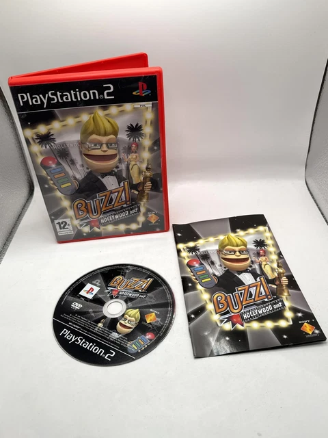 Jeu Buzz! Hollywood Quiz Sur PlayStation 2 - Version PS2 Complète En Boîte - Très Bon état
