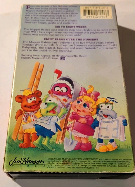 MUPPET BABIES - Lets Build (VHS, 1993) Jim Henson £6.30 - PicClick UK
