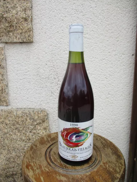 1 bouteille de  beaujolais village 1990
