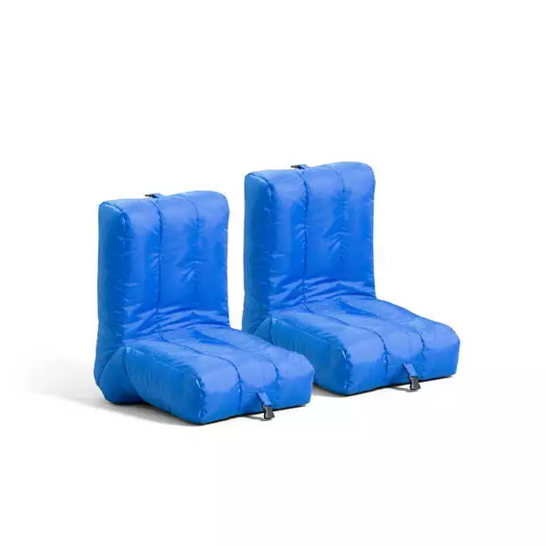 Grab & Go Bean Bag Chair 2-Pack, Smartmax 1.5ft, Pacific Blue