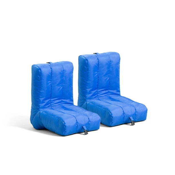 Grab & Go Bean Bag Chair 2-Pack, Smartmax 1.5ft, Pacific Blue