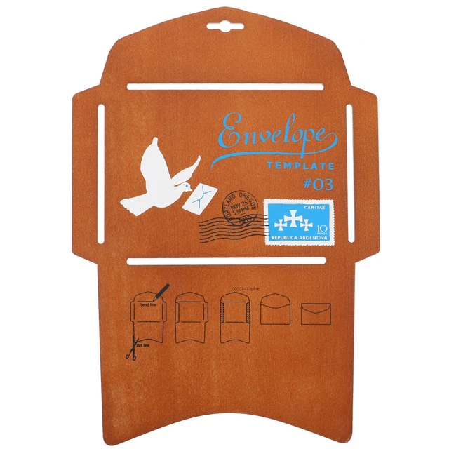 Set 4 Stencil Per Indirizzi Su Buste: Guida Per Calligrafia Dritta E Perfetta! - 2